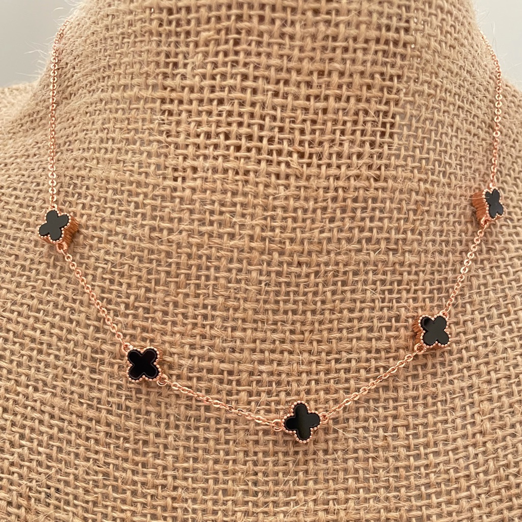 Rose Clover Necklace Last One In Stock!